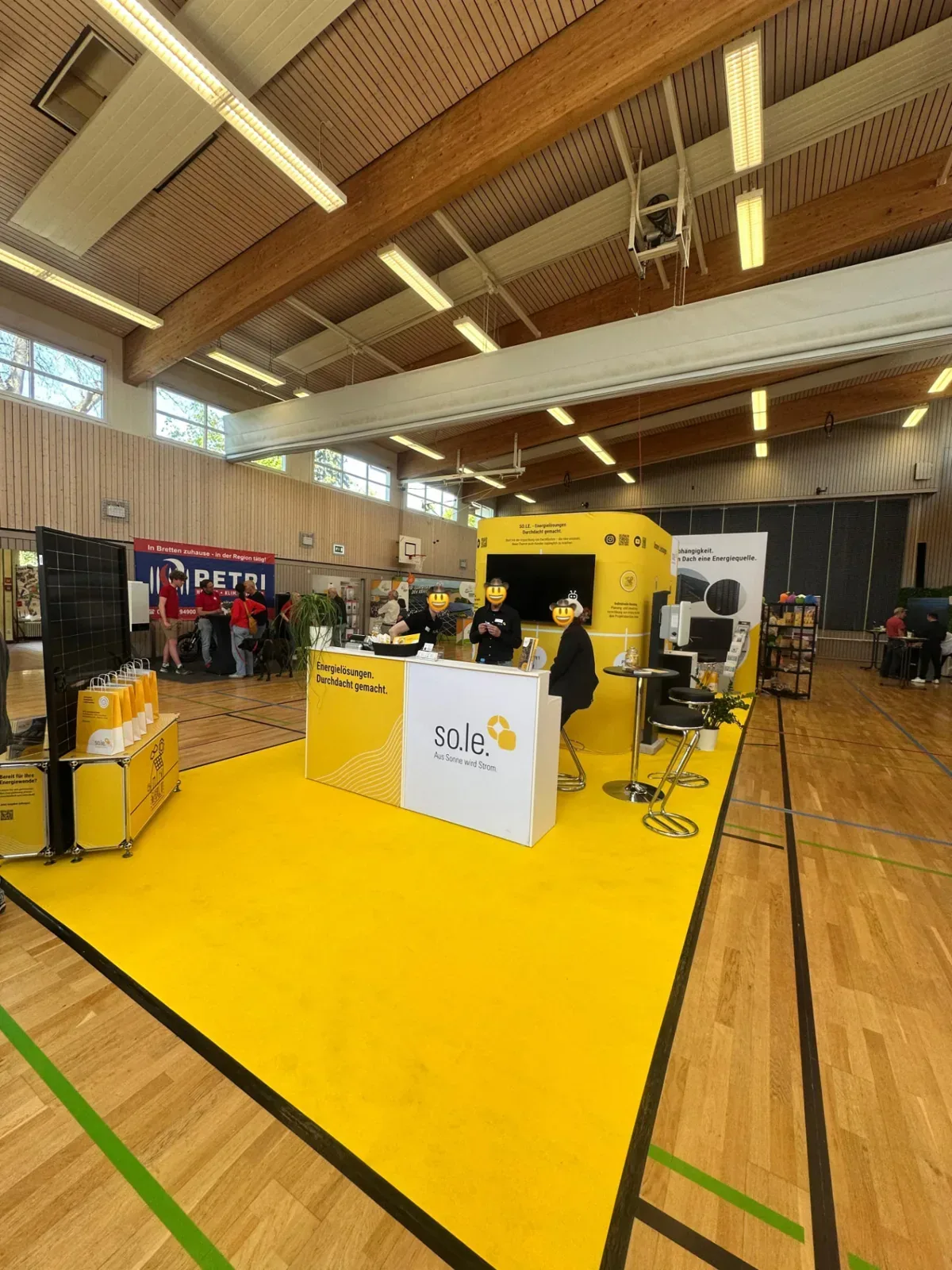 SO.LE. green energy Messestand auf der Energiewende Messe Bretten